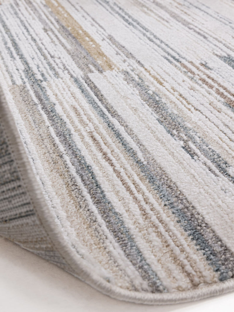 Asiatic Rugs Grey Anders Stripe Rug, imported from the UK