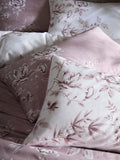 Laura Ashley Pink Dark Blush Rowsham Garden duvet cover and pillowcase set, UK version