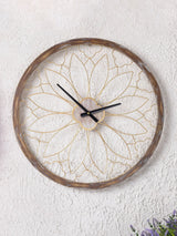 Next Charles Bentley Ullswater Natural Wood Effect Garden Wall Clock- Buy online at McGrocer