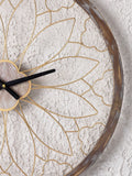 Charles Bentley Ullswater natural wood effect garden wall clock - British product