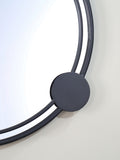 Charles Bentley Warsaw round garden mirror with dots, UK version