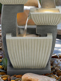 Charles Bentley 4-tier cascading garden water fountain 65cm - British product