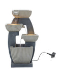 Charles Bentley 4-tier cascading garden water fountain 65cm - British product