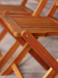 Charles Bentley acacia wood foldable garden chairs, imported from the UK