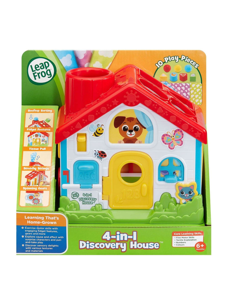 Leapfrog 4-in-1 Discovery House toddler toy, imported from the UK