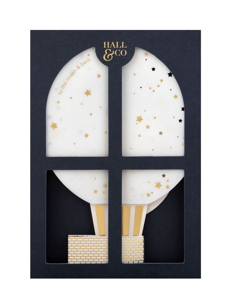 Hallmark 3D Hot Air Balloon pop-up card, UK version
