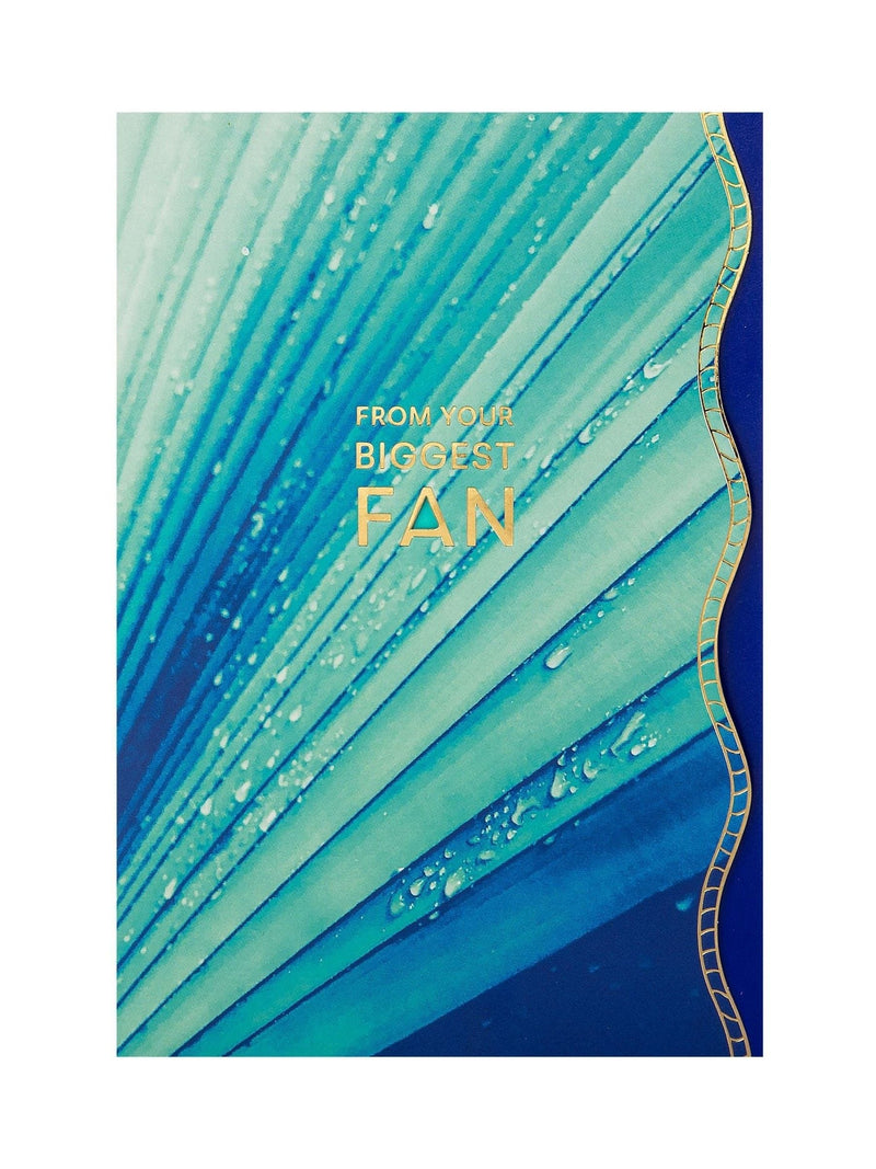 Hallmark Vivid Aura 'From Your Biggest Fan' greeting card, UK version