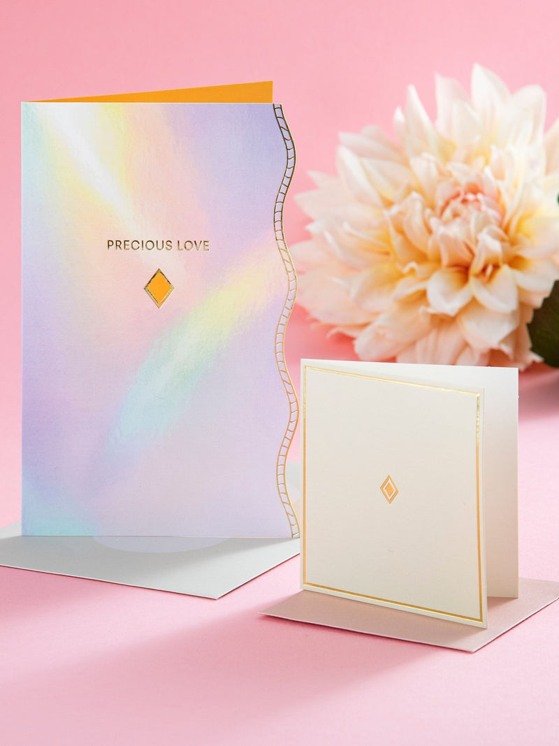 Hallmark Precious Love Card Vivid Aura 17.3cm by 11.9cm, UK version