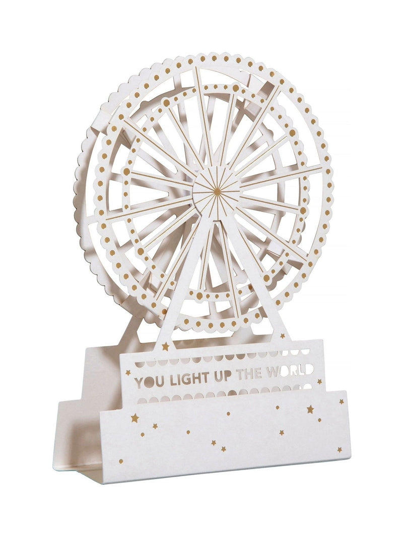 Hallmark 3D Ferris Wheel greeting card, UK version