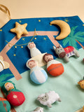 JoJo Maman Bébé nativity hanging advent calendar 50cm x 36cm, imported from the UK