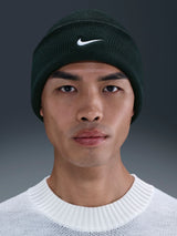 Next Nike Green Peak Swoosh Logo Beanie- Buy online at McGrocer