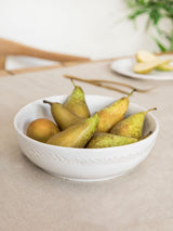 Next Garden Trading White Overton Ceramic Serving Bowl- Buy online at McGrocer