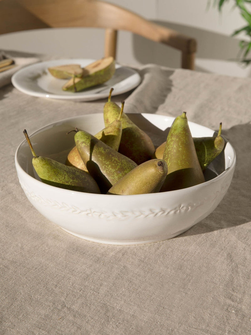 Garden Trading White Overton ceramic serving bowl, UK version