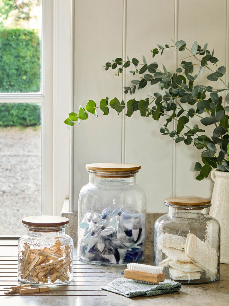 Garden Trading Clear and Natural Hawling Storage Jar, UK version