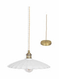 Garden Trading Chalk Wanstrow ceiling pendant, imported from the UK