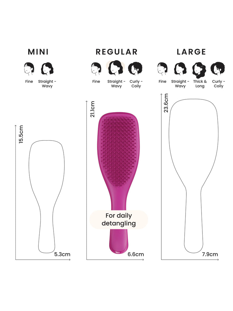 Tangle Teezer Ultimate Detangler Electric Raspberry hairbrush, imported from the UK