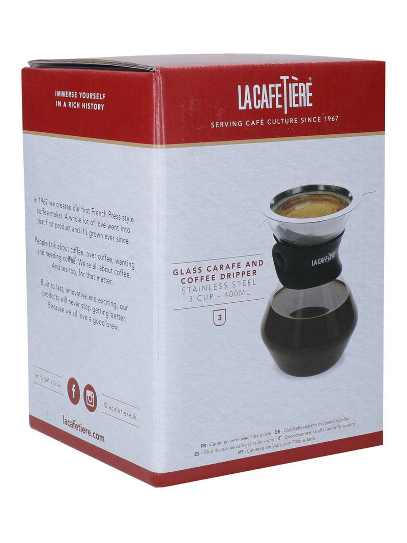 La Cafetiere drip brew coffee maker 400ml (British brand)