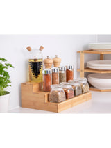 Next Copco Brown 3-Tier Wooden Spice Rack- Buy online at McGrocer