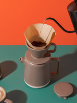 Next La Cafetiere Cream Drip Brew Pour-Over Coffee Maker Gift Set 800ml- Buy online at McGrocer