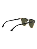 Ray-Ban Clubmaster square sunglasses black gold acetate (British brand)
