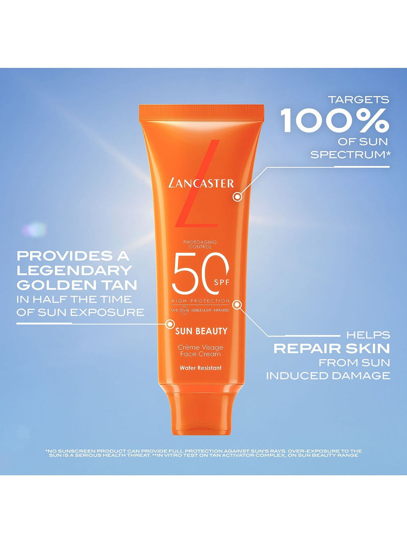 Lancaster Sun Beauty SPF 50 Face Cream 50ml, UK version