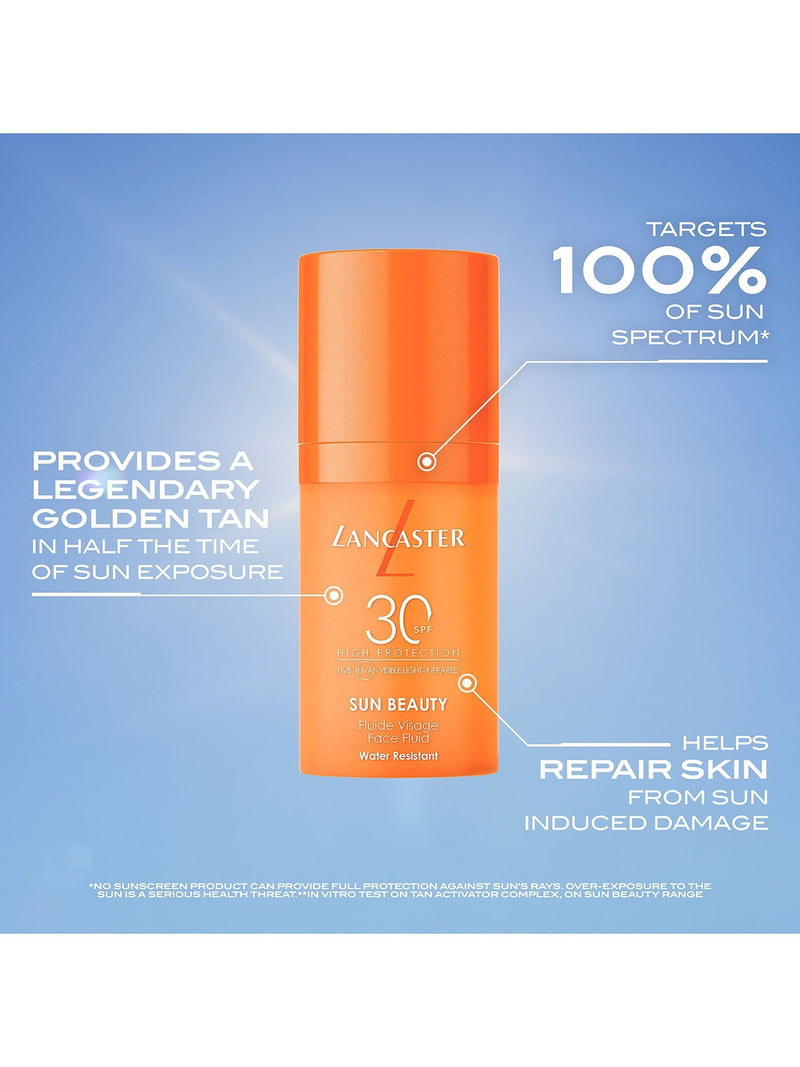 Lancaster face fluid SPF30 30ml, UK version