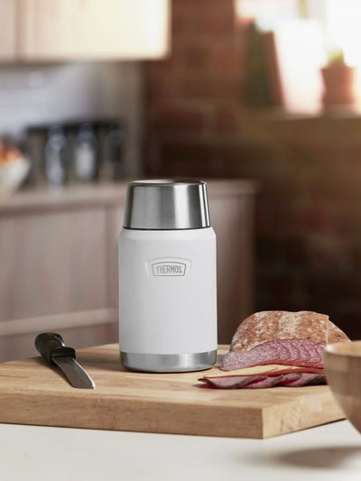 Next Thermos Ice White Icon Series Food Flask with Spoon 710ml- Buy online at McGrocer