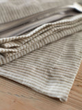 Secret Linen Store natural stripe linen placemats set of 2 35x50cm (British brand)