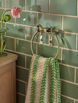 Next Gold Bow Towel Ring- Buy online at McGrocer