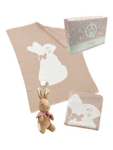 Next Peter Rabbit Flopsy Bunny Signature Knitted Blanket Gift Set- Buy online at McGrocer
