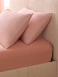 Purple Blackberry Cotton Rich Deep Fitted Bed Sheet