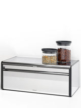 Next Brabantia Brilliant Steel Fall Front Bread Bin ONE- Buy online at McGrocer