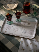 Next Sophie Allport Off White Snowy Cottage Wooden Serving Tray 43x33cm- Buy online at McGrocer