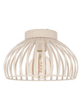 Eglo Mogano 3 caged steel ceiling light sandy - British product