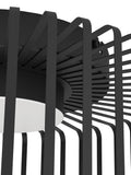 Eglo Black Ginestrone-Z Steel RGB ceiling light (British brand)