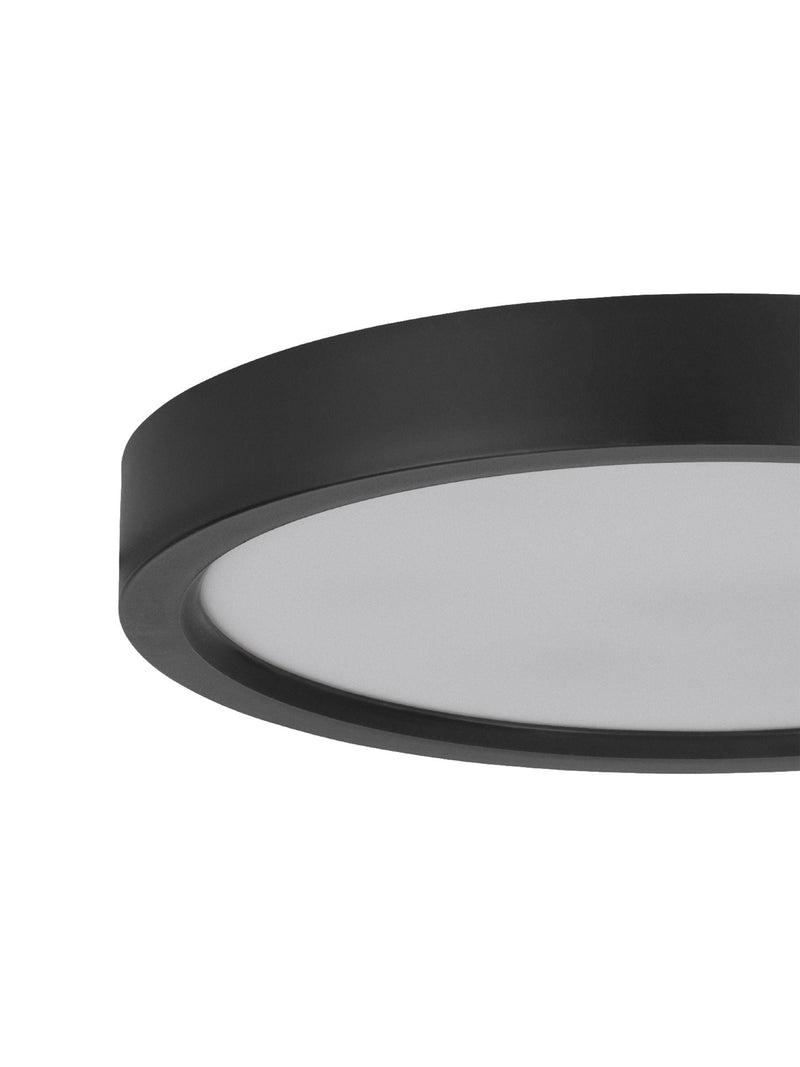 Eglo Black Idun-E plastic ceiling light 28.5cm (British brand)