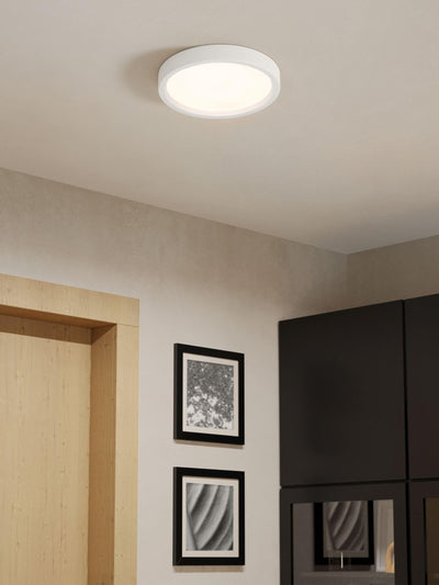 Next Eglo White Idun-E Basic Plastic Ceiling Light- Buy online at McGrocer