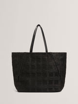 Next Ted Baker Black Periiee Collapsible Raffia Bag- Buy online at McGrocer