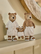 Next Natural Bertie Bear Family Bathroom Ornament- Buy online at McGrocer