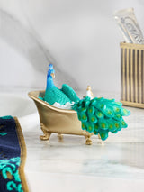 Next Blue Peacock Bathroom Ornament Resin Figurine- Buy online at McGrocer