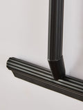 Black Rib Shower Wiper 21cm - British product