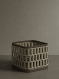 Nth Degree dark teak N2 medium garden planter (British brand)