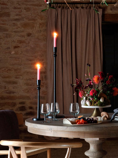 Next Garden Trading Westcott Black Metal Candle Sticks Candle Holder 60cm- Buy online at McGrocer