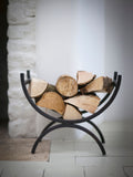 Garden Trading wrought iron classic log holder 38cm (British brand)