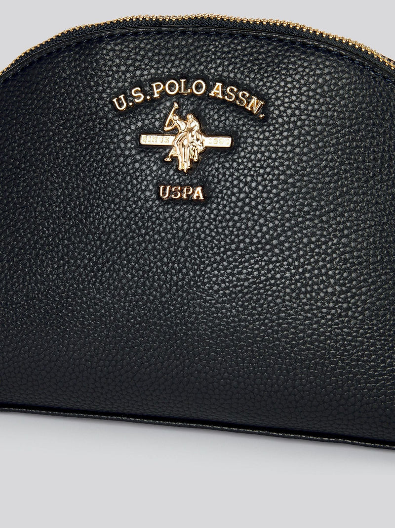 U.S. Polo Assn. Stanford black round beauty bag, UK version