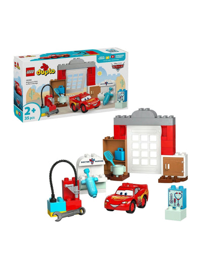 Next LEGO DUPLO Disney and Pixar Cars McQueen's Visit to Doc's Garage Building Toy Set- Buy online at McGrocer