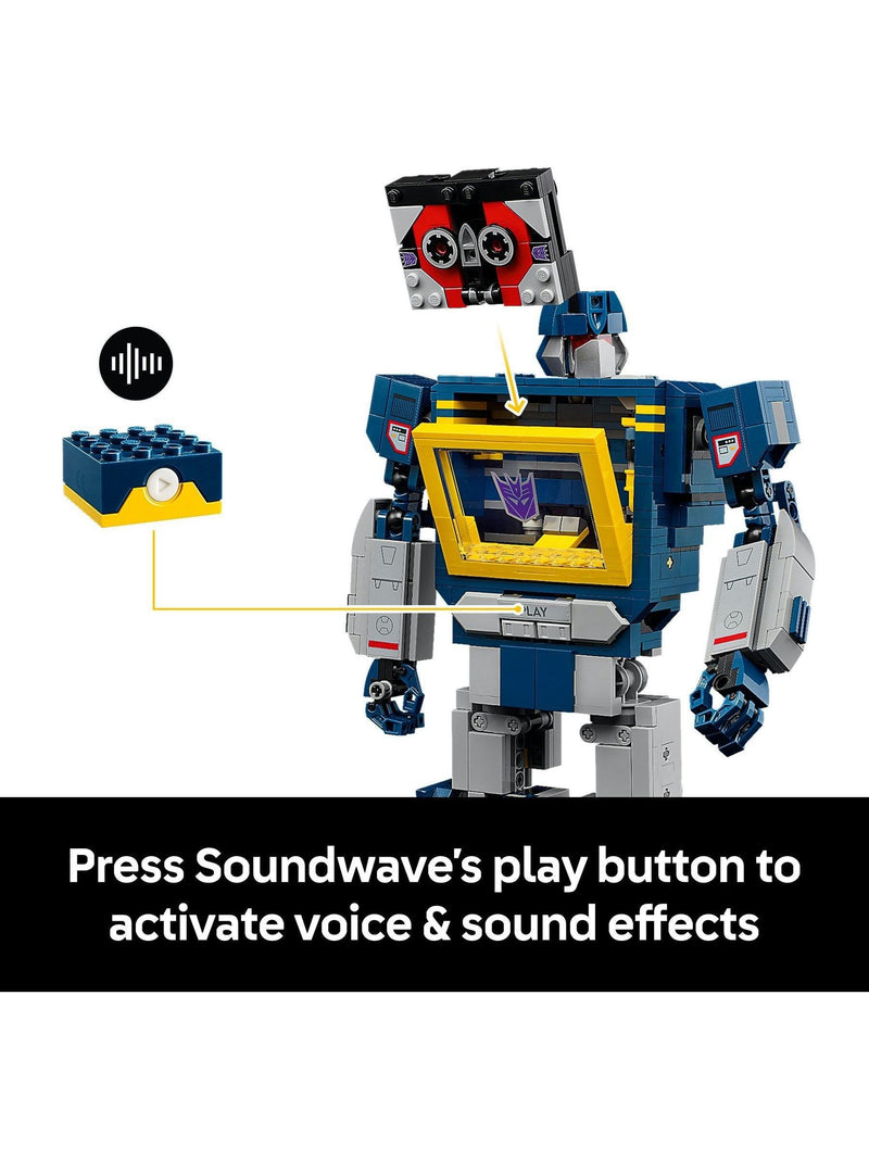 Lego Transformers Soundwave adult building set - British product
