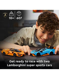 LEGO Speed Champions Lamborghini Revuelto and Huracan STO set - British product