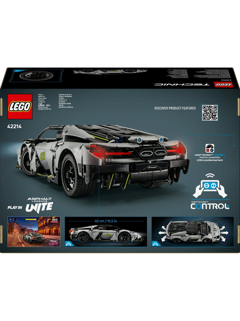 LEGO Technic Lamborghini Revuelto supercar building set (British brand)