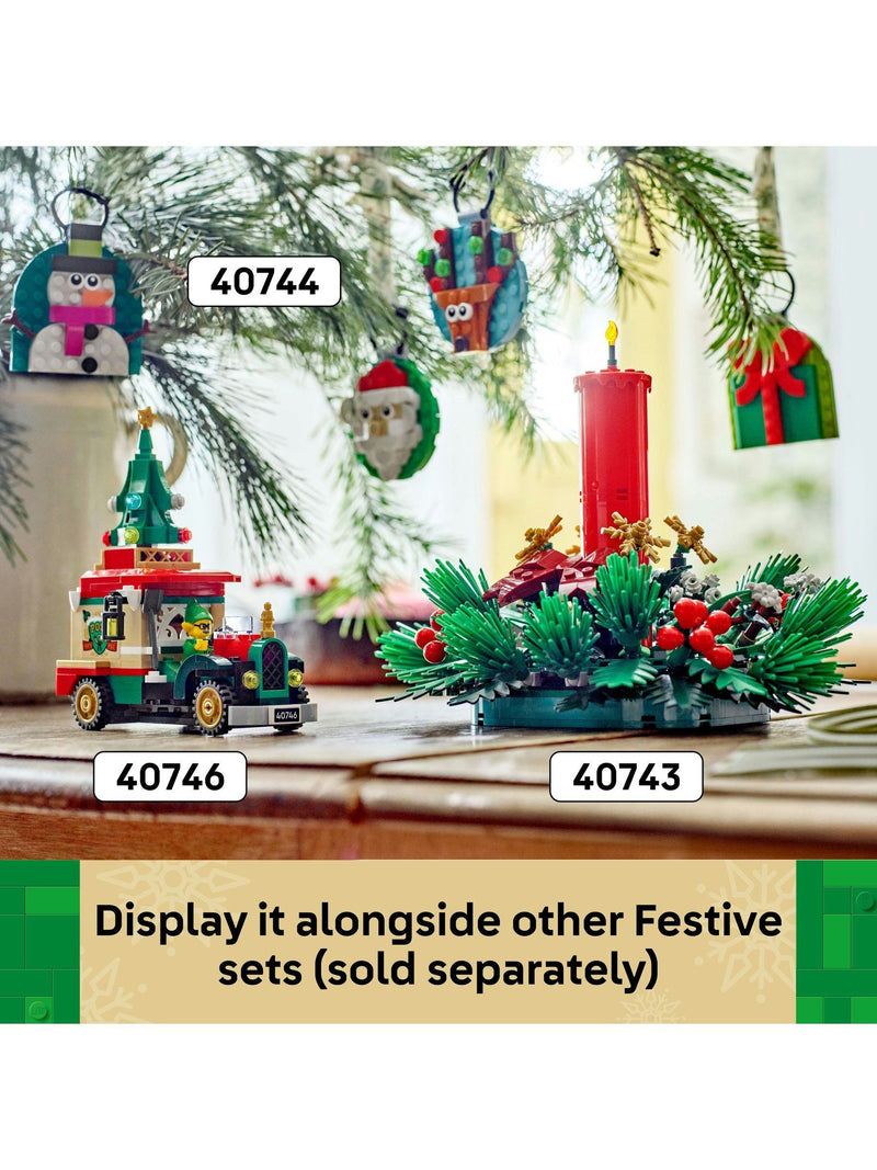 LEGO Christmas table centrepiece 40743, UK version